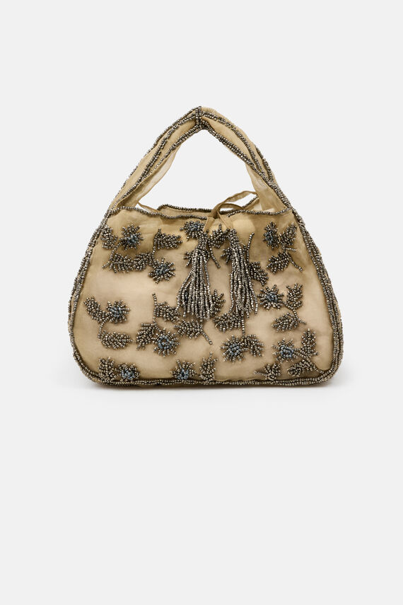 Nayara. Bolso de organza bordado
