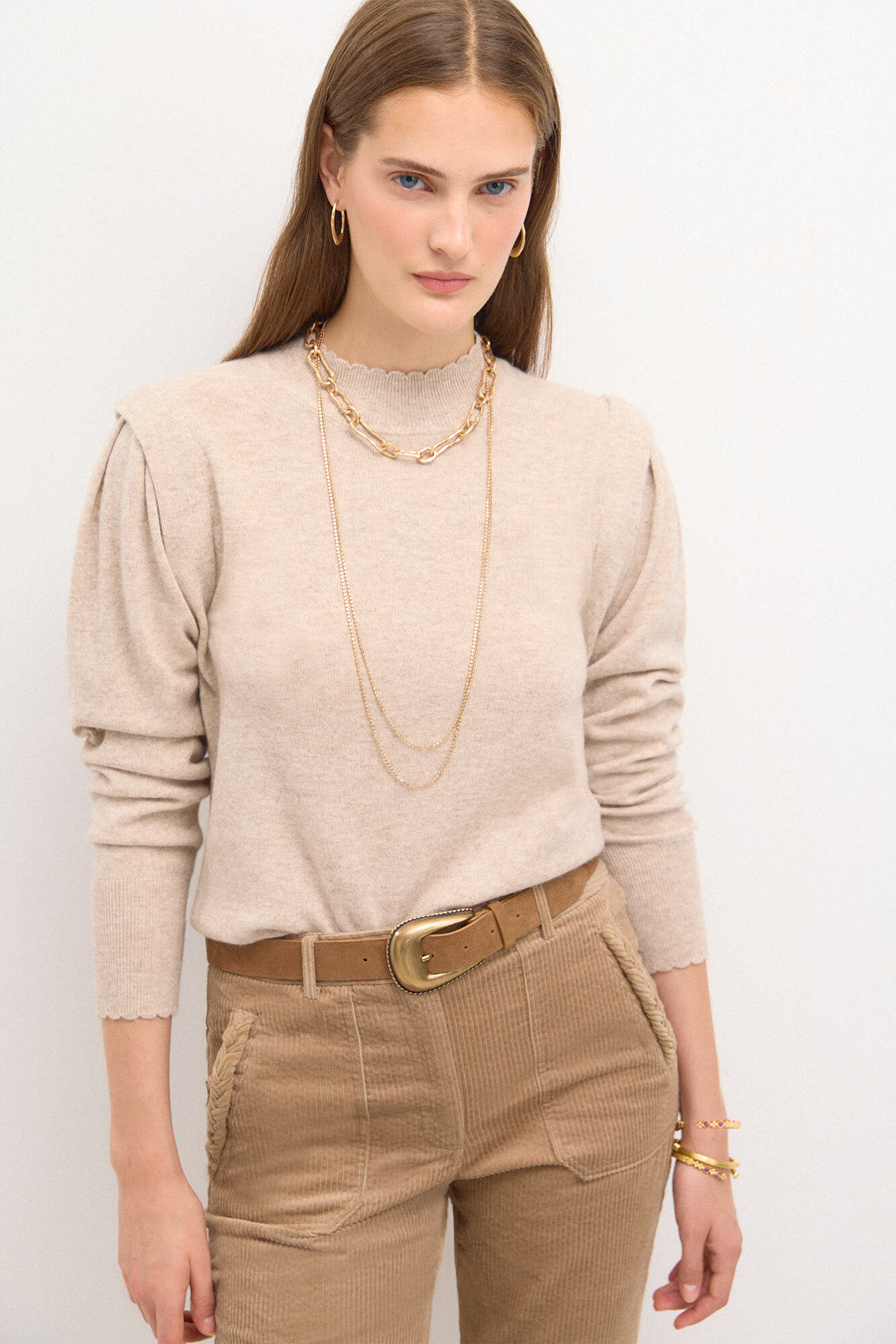 Cortefiel Tura. Jersey detalle hombros