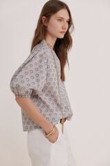 Hoss Intropia Constanza. Blusa estampada Roxo