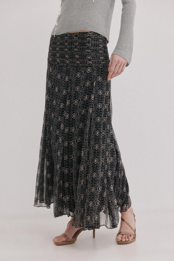 Hoss Intropia Roc&iacute;o. Saia estampada Multicolorido