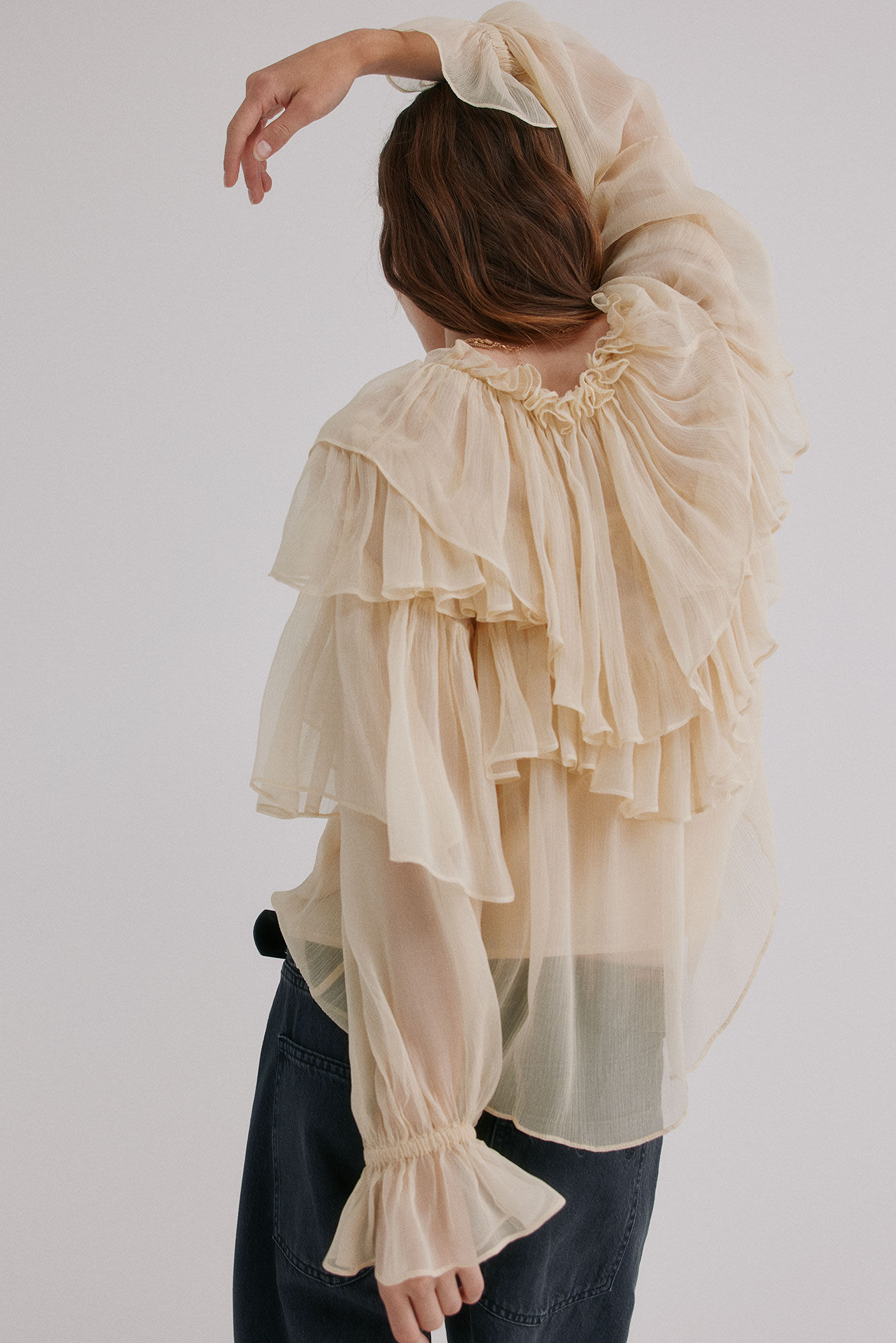 Hoss Intropia Giulia. Blusa rom&acirc;ntica