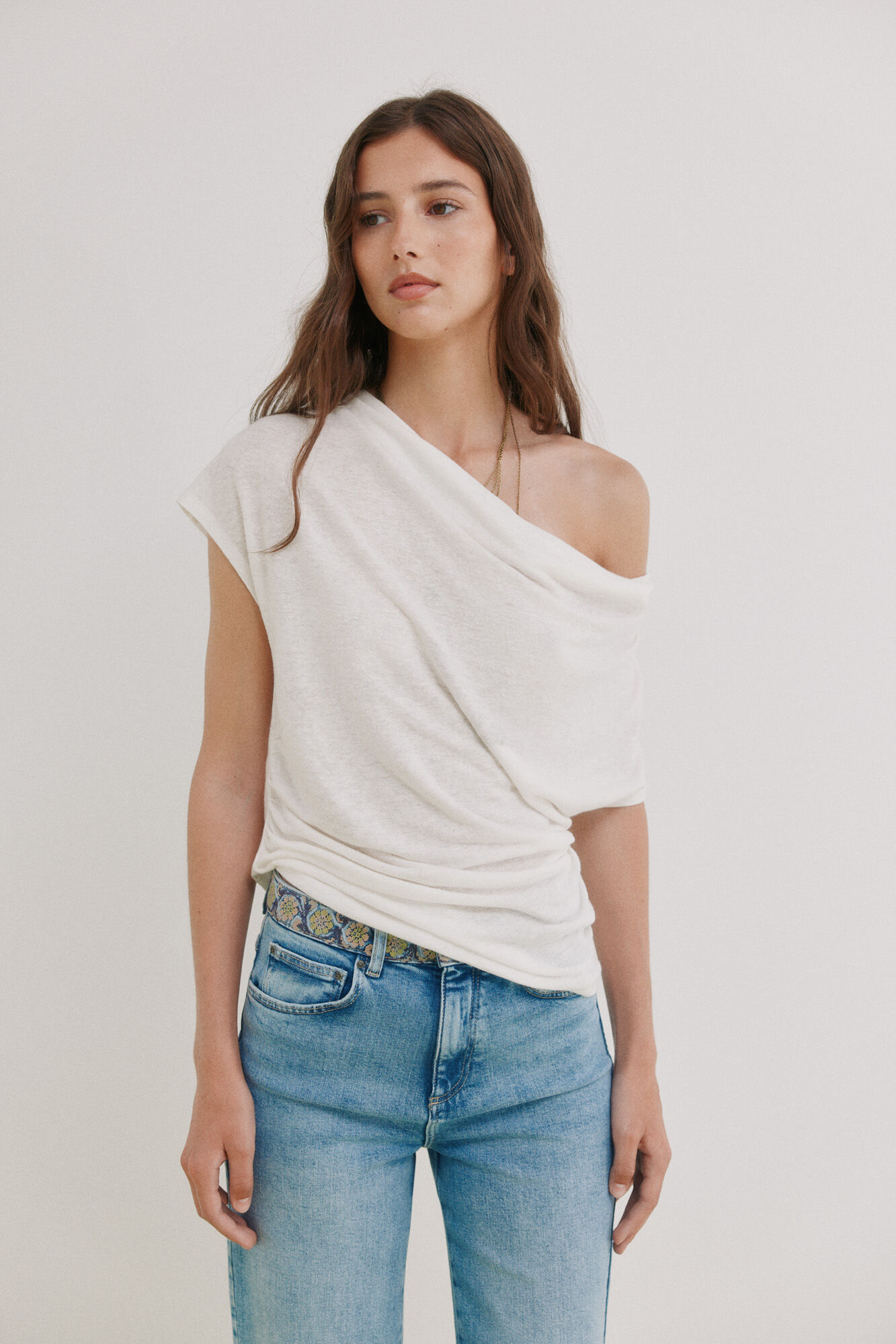 Hoss Intropia Madeline. T-shirt drapeada
