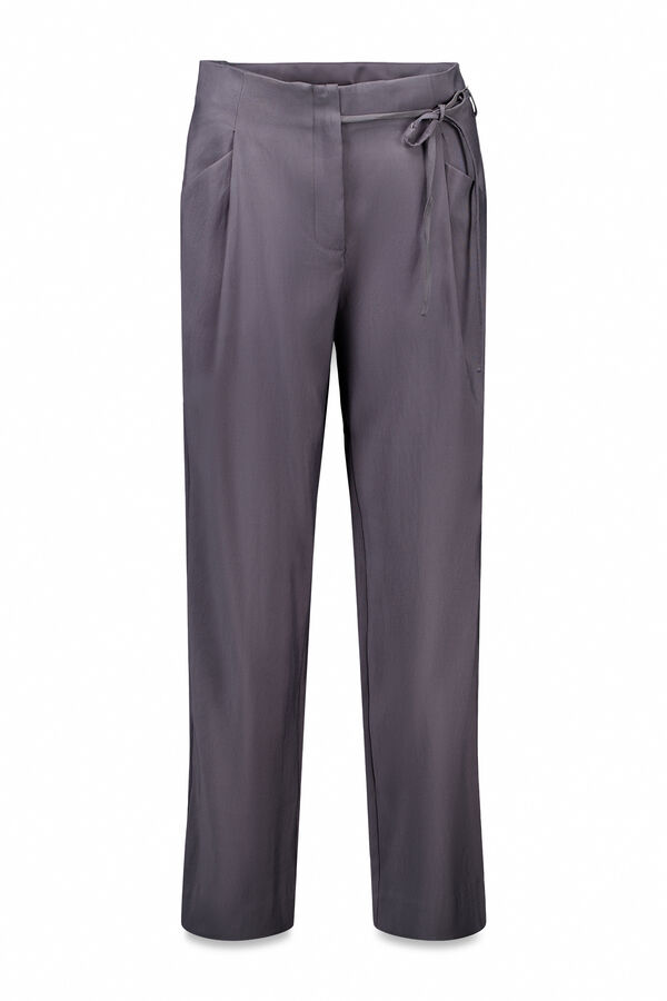 Hoss Intropia Piper. Calça de laçada Cinzento
