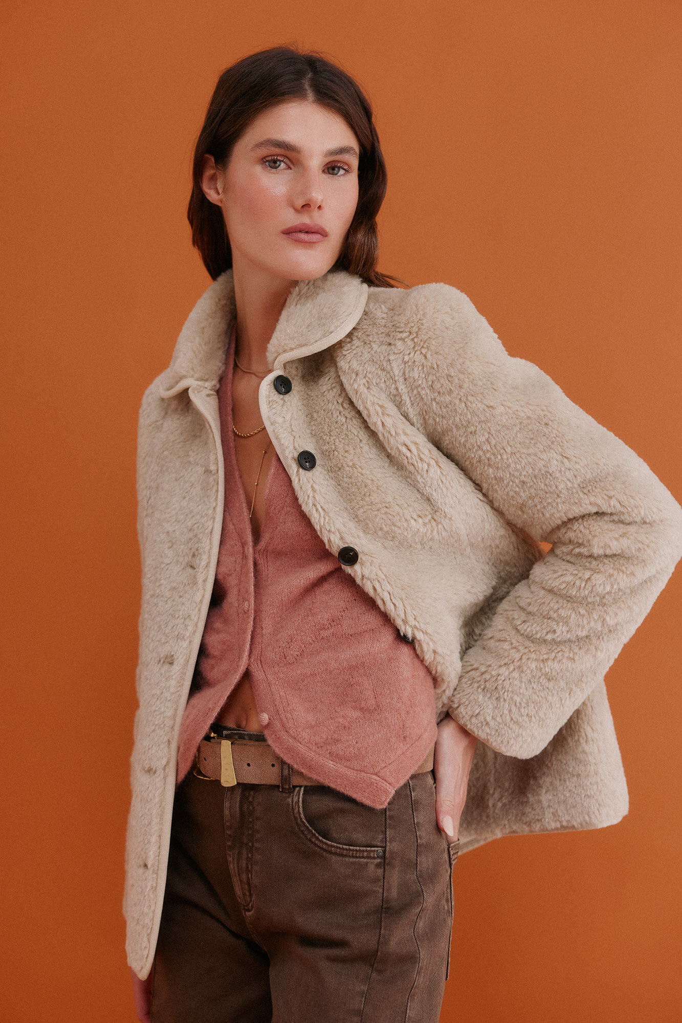 Hoss Intropia Denise. Desportiva com efeito de pele