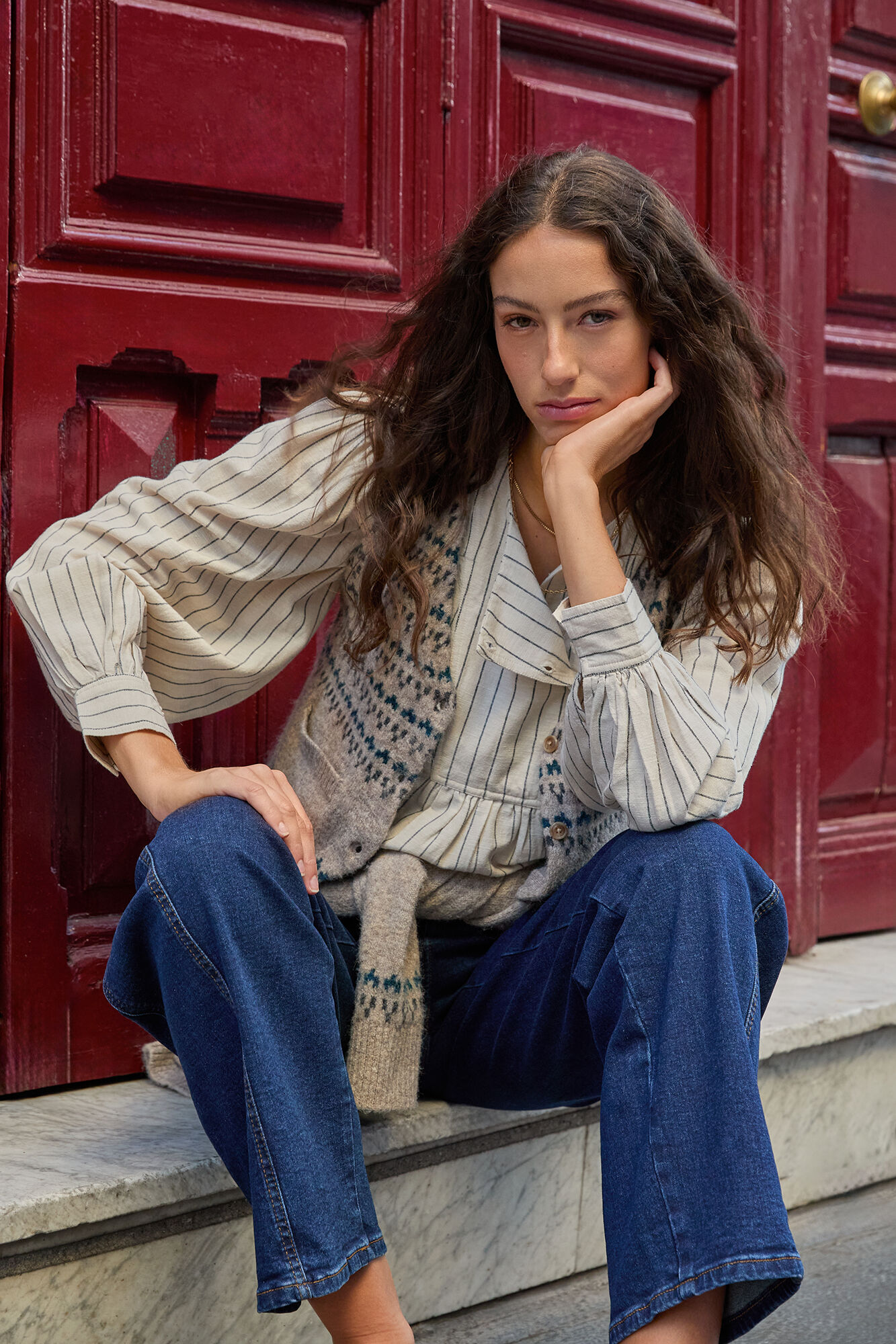 Hoss Intropia Griselda. Blusa riscas