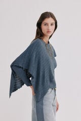 Hoss Intropia Iria.Jersey tipo capa Gris