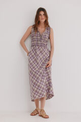 Hoss Intropia Ashley. Vestido xadrez Multicolorido