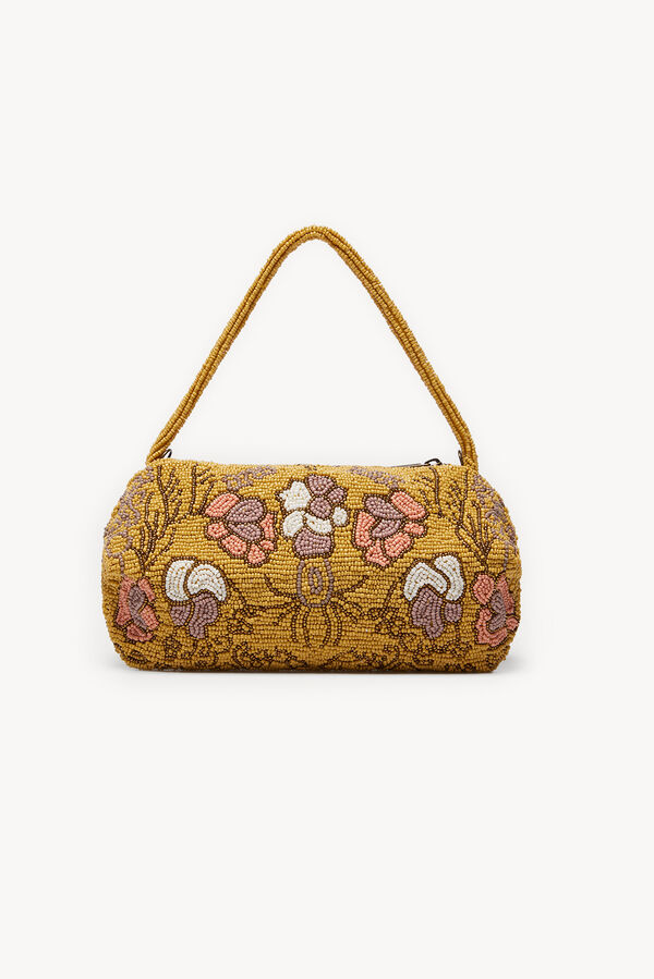 Hoss Intropia Danna. Vintage style embroidered bag Gold