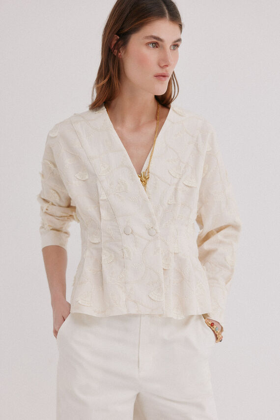 Gema. Blusa bordada