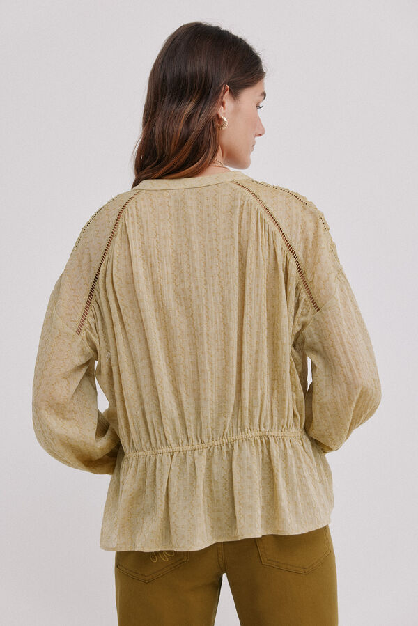Hoss Intropia Guiomar. Boho blouse Khaki