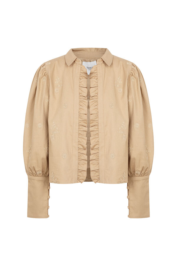 Hoss Intropia Eug&egrave;ne. casaco curto Beige