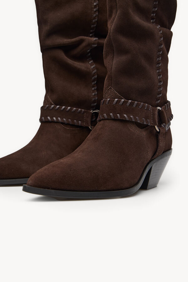 Hoss Intropia Maialen. Botas de croute  Castanho