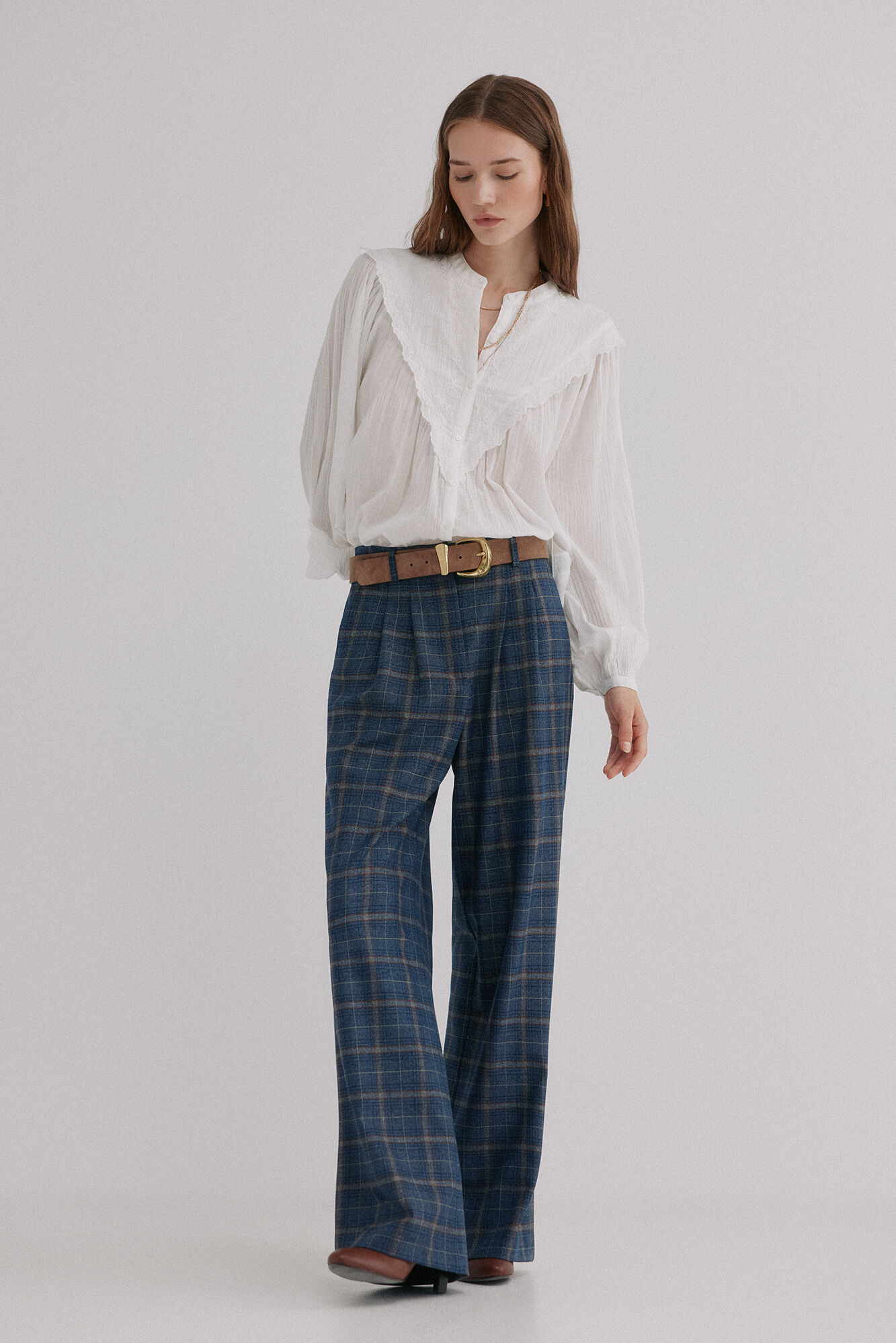 Hoss Intropia Patricia. Pantalones cuadros