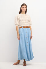 Hoss Intropia Raquel. Floaty midi skirt Blue