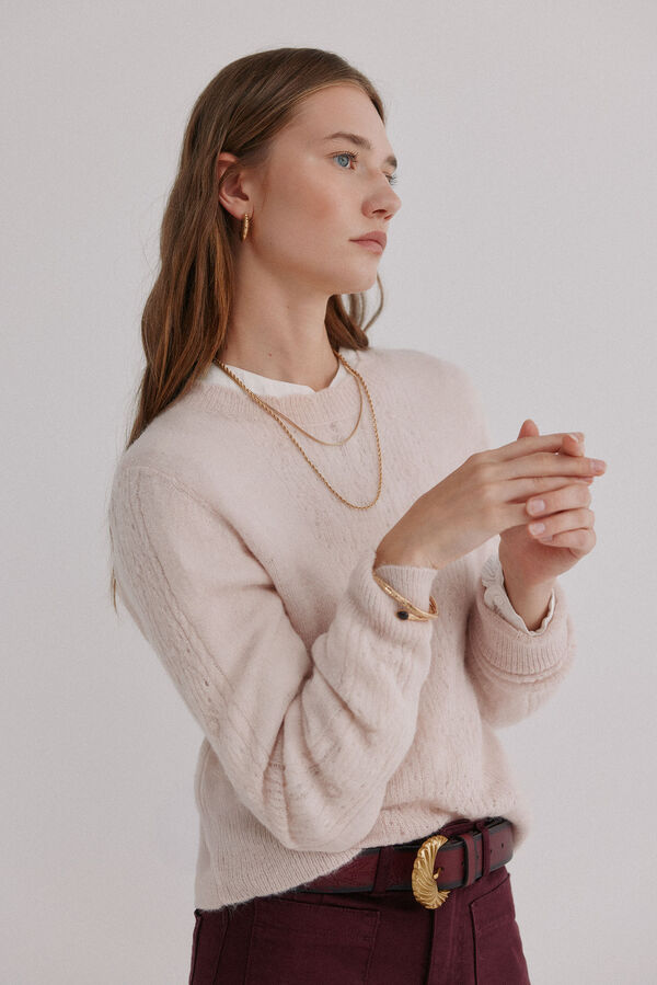 Hoss Intropia Isabella. Camisola vazado Beige