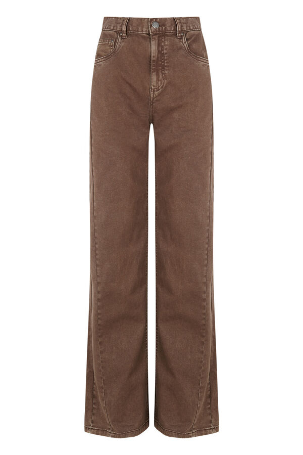 Hoss Intropia Beth. Jeans lavado Castanho