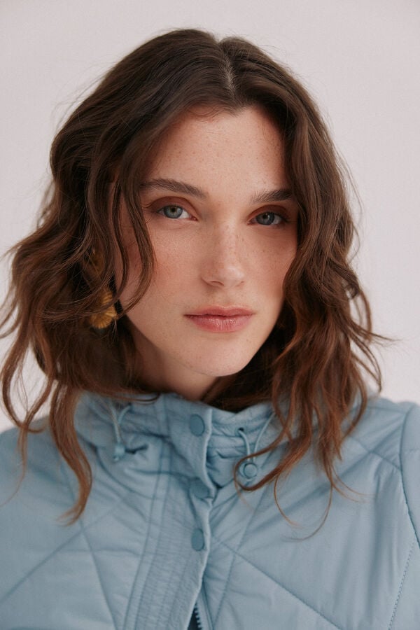 Hoss Intropia Dahlia. Sneaker acolchoada Azul