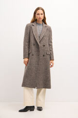 Hoss Intropia Almudena. Men's long coat Brown