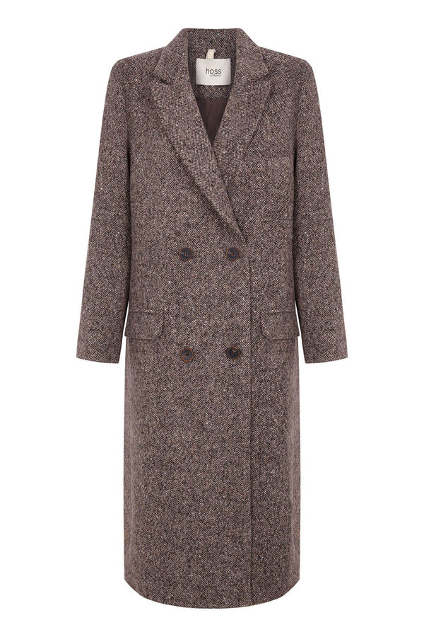 Hoss Intropia Almudena. Men's long coat Brown