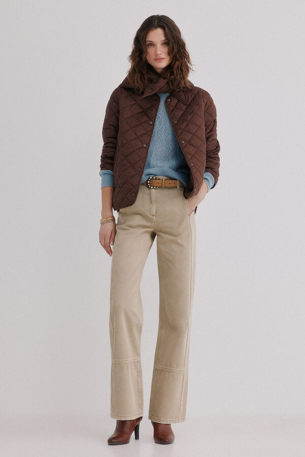 Hoss Intropia Damienne. Sobretudo acolchoado Castanho