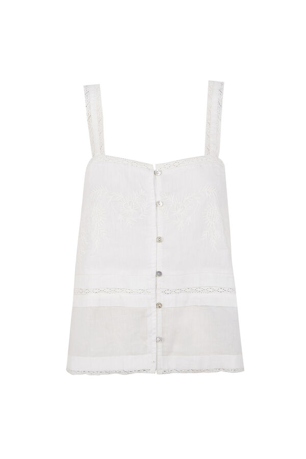 Hoss Intropia Camisa fluida Camelia Branco