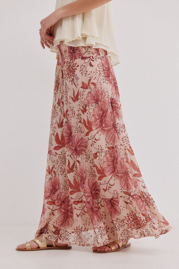 Hoss Intropia Rachel. Saia comprida estampada Multicolorido