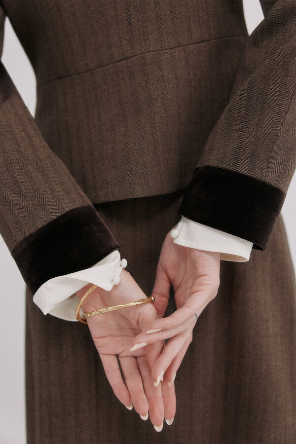 Hoss Intropia Emily. Blazer ajustado Castanho