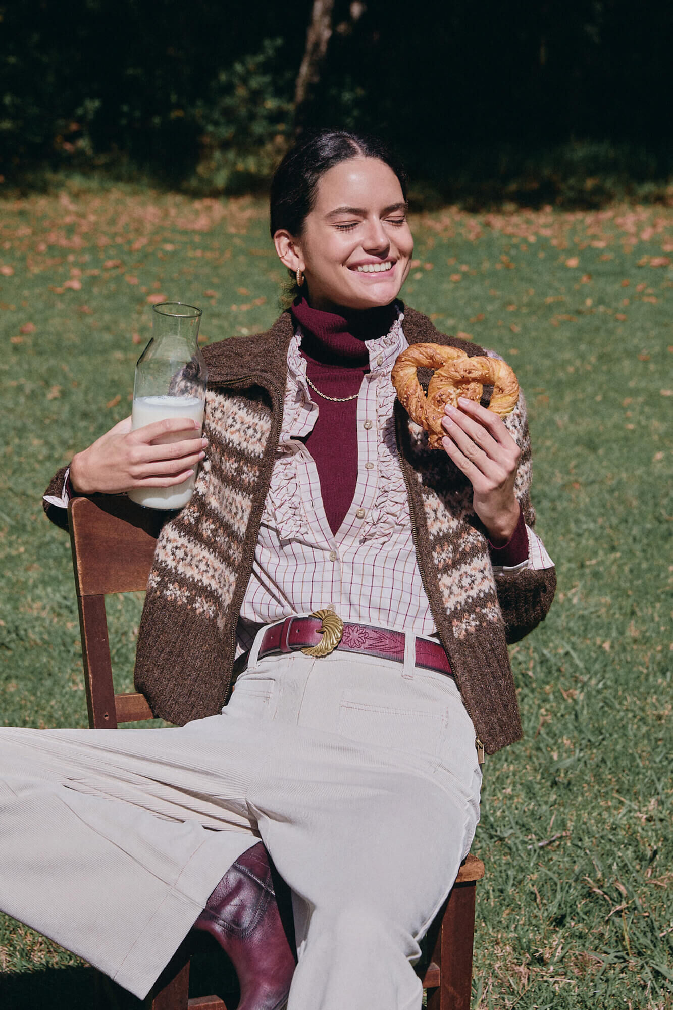 Hoss Intropia Inola. Casaco de malha grego