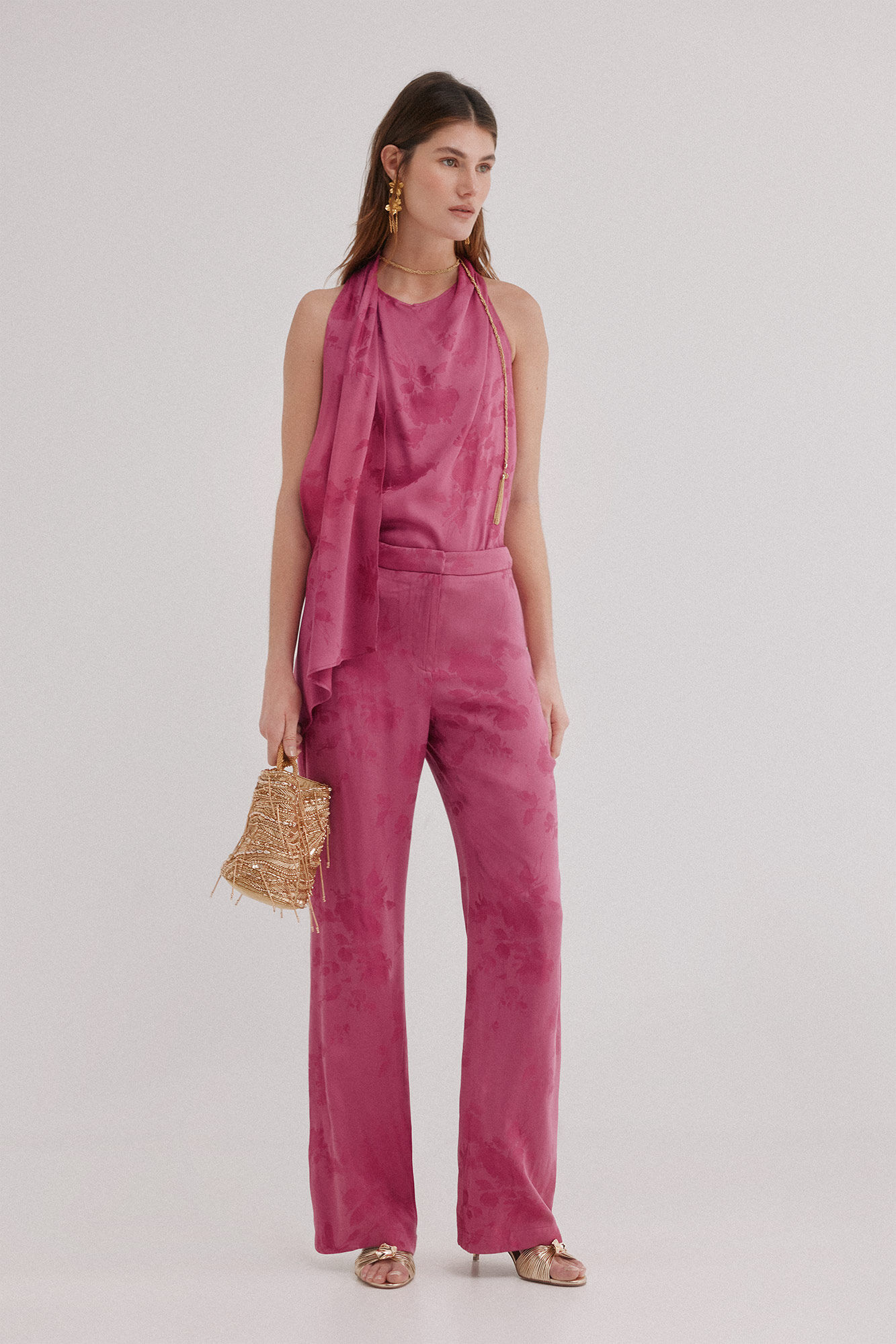 Hoss Intropia Pilar. Pantal&oacute;n jacquard