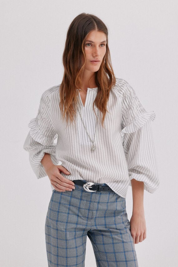 Cedra. Blusa de rayas