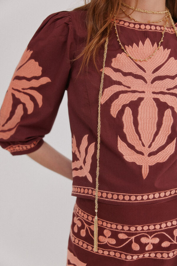 Hoss Intropia Guadalupe. Blusa de algod&atilde;o Granada