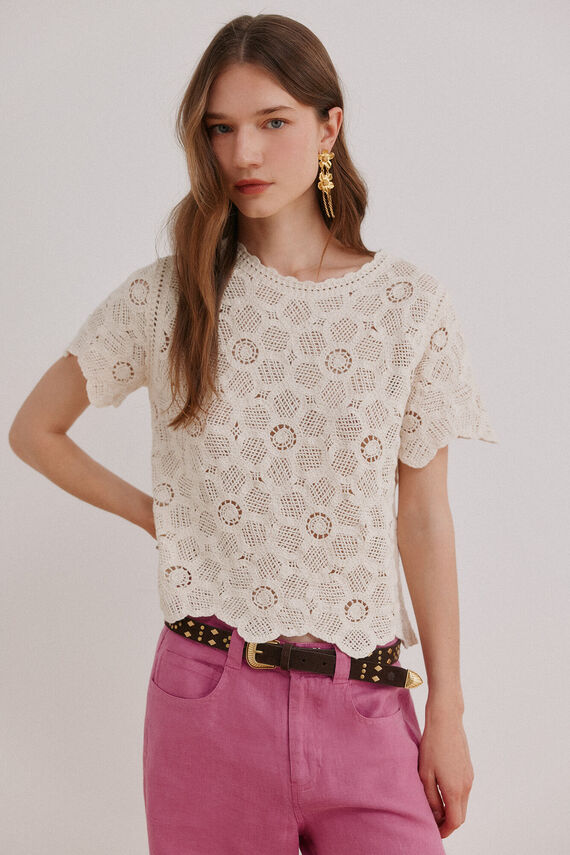 Irune. Top crochet