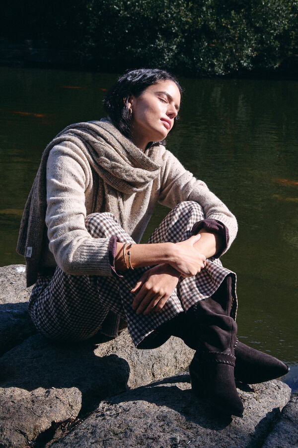 Hoss Intropia Imelda. Camisola mesclado Beige