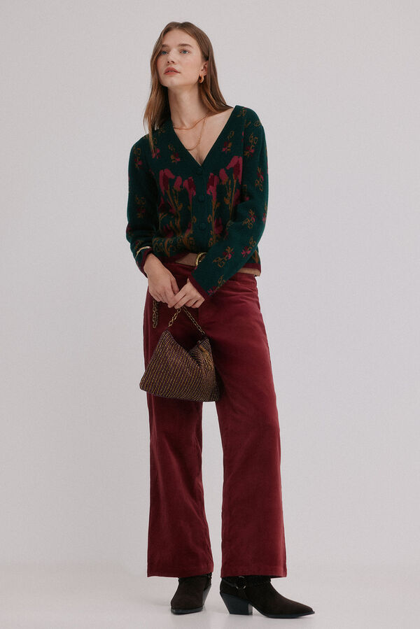 Hoss Intropia Itzel. Casaco de malha jacquard Multicolorido