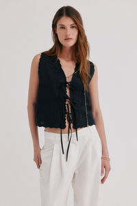 Hoss Intropia Cecilia. Blusa com la&ccedil;ada