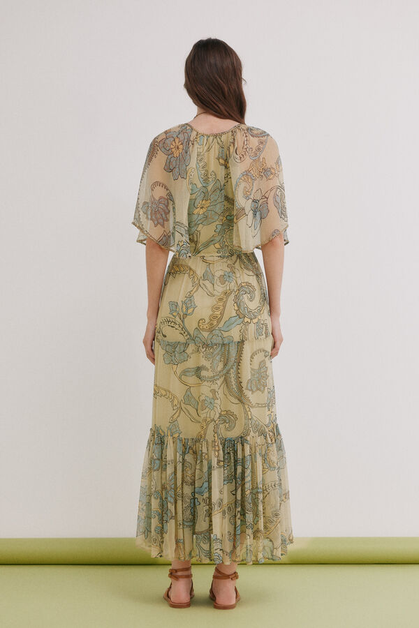 Hoss Intropia Azalea. Vestido floral Verde