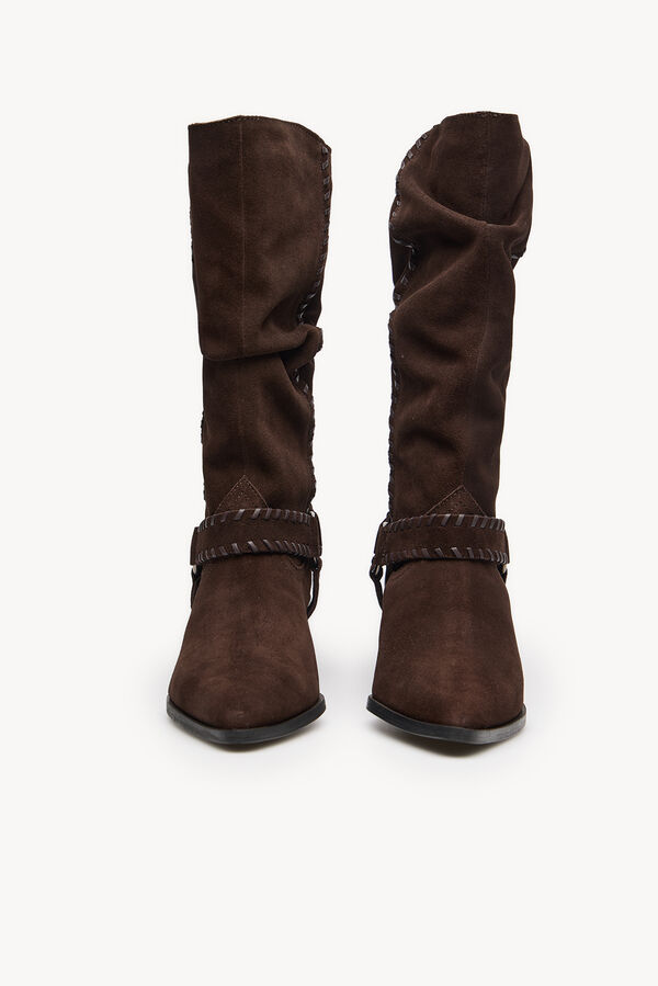 Hoss Intropia Maialen. Botas de croute  Castanho