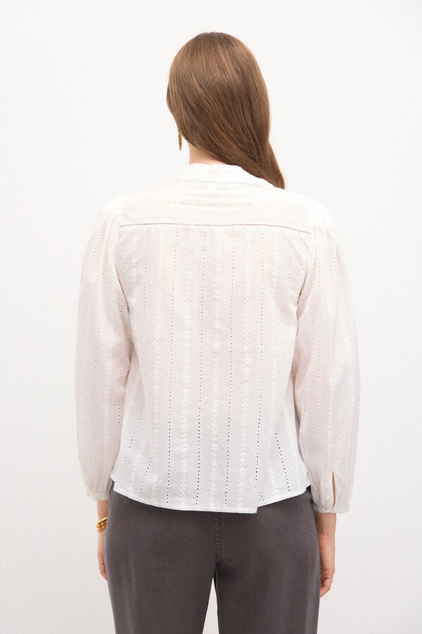 Hoss Intropia Claire. Drawstring blouse White