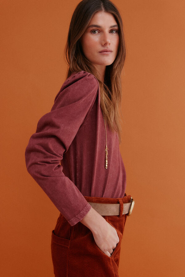 Hoss Intropia Maialen. T-shirt com efeito lavado Granada