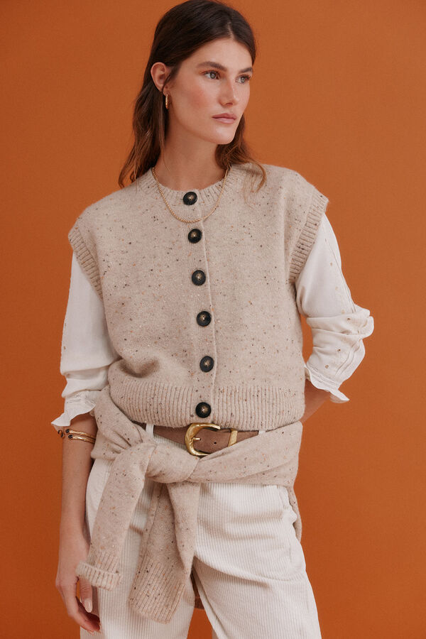 Hoss Intropia Ita. Colete colete Beige