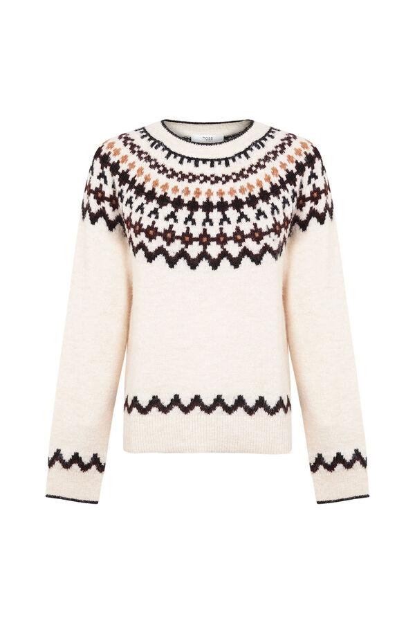 Hoss Intropia Ilma. Camisola grega Beige