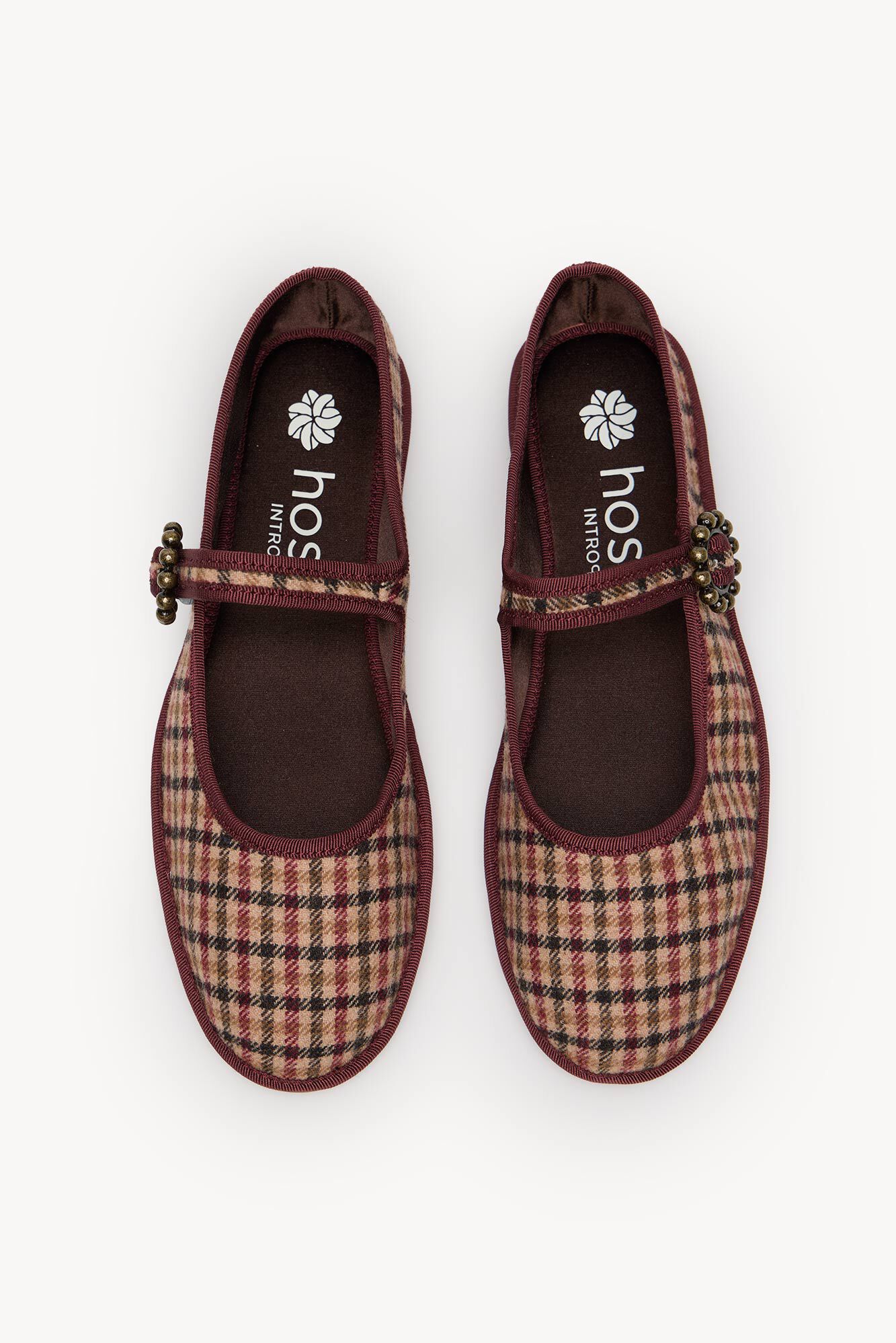 Hoss Intropia Gala. Veludo venezianas de veludo xadrez