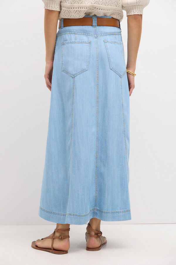 Hoss Intropia Raquel. Floaty midi skirt Blue