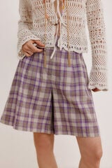 Hoss Intropia Bermuda estampada PECKY Roxo