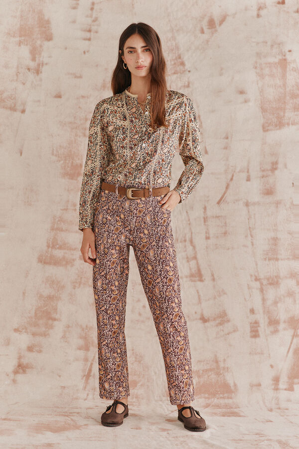 Hoss Intropia Rafaela. Blusa estampada. Multicolorido
