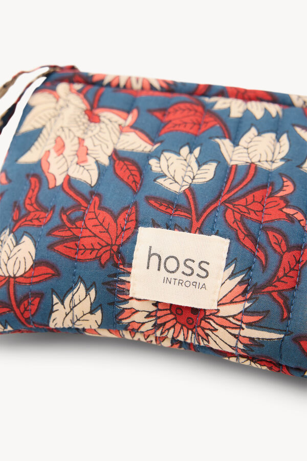 Hoss Intropia Lucina. Carteira estampada acolchoada Azul