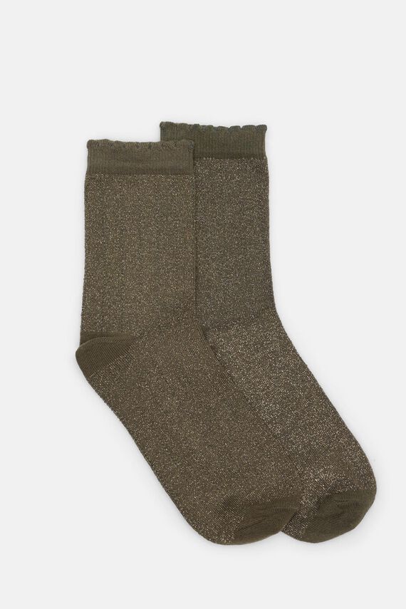 Leona. Calcetines algodón de glitter