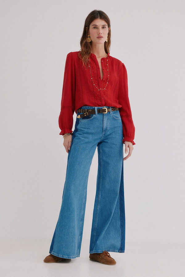 Hoss Intropia Brenna. Vaqueros corte recto Azul marino