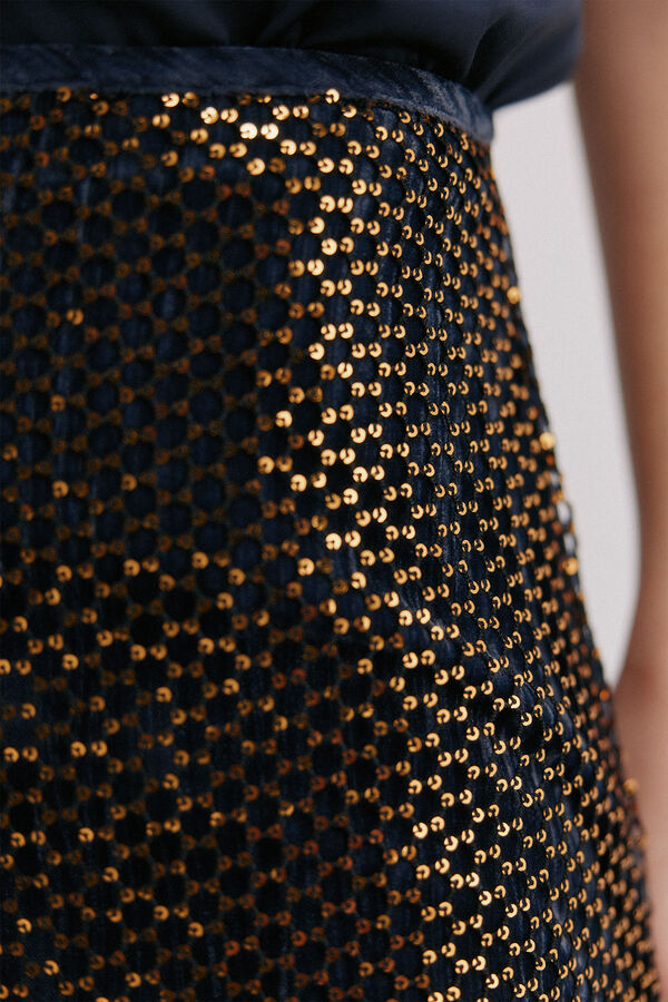 Hoss Intropia Riley. Saia lantejoulas Multicolorido