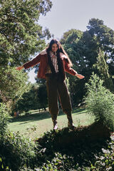 Hoss Intropia Beth. Jeans lavado Castanho